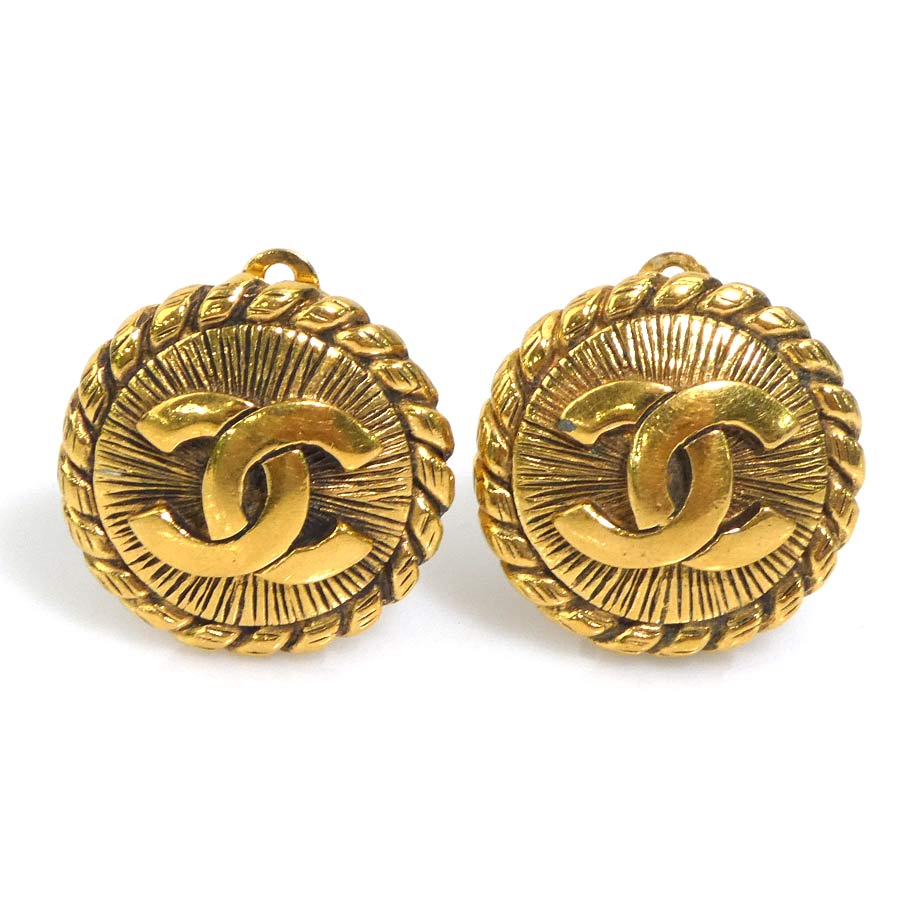 樂天商城 - シャネル CHANEL イヤリング ココマーク メタル ゴールド レディース 送料無料【中古】 e61734i
