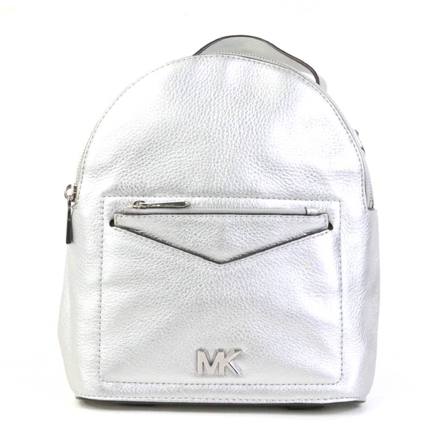 樂天商城 - マイケルコース Michael Kors リュック レザー シルバー レディース 送料無料【中古】 r11130a