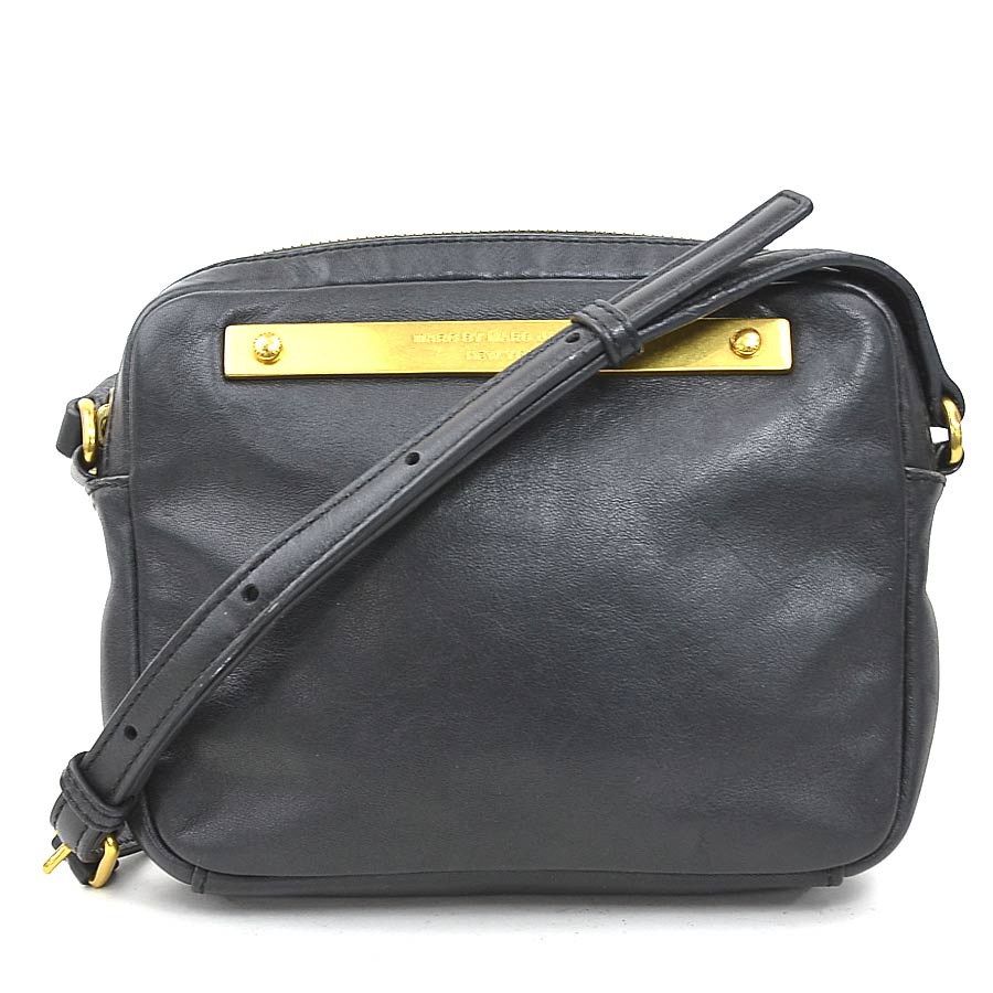 マークバイマークジェイコブス MARC BY MARC JACOBS ショルダーバッグ レザー ブラック レディース 送料無料【中古】 r11133k
