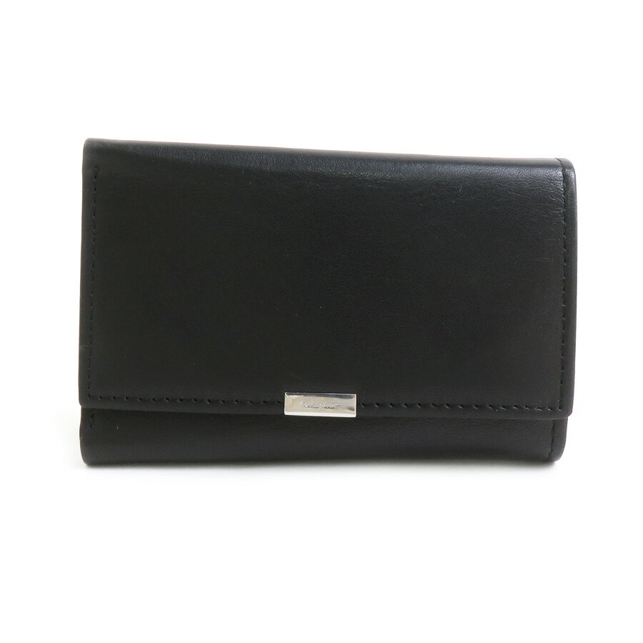 Leather - サルヴァトーレフェラガモ Salvatore Ferragamo キーケース レザー ブラック メンズ 送料無料【中古】 r11140a