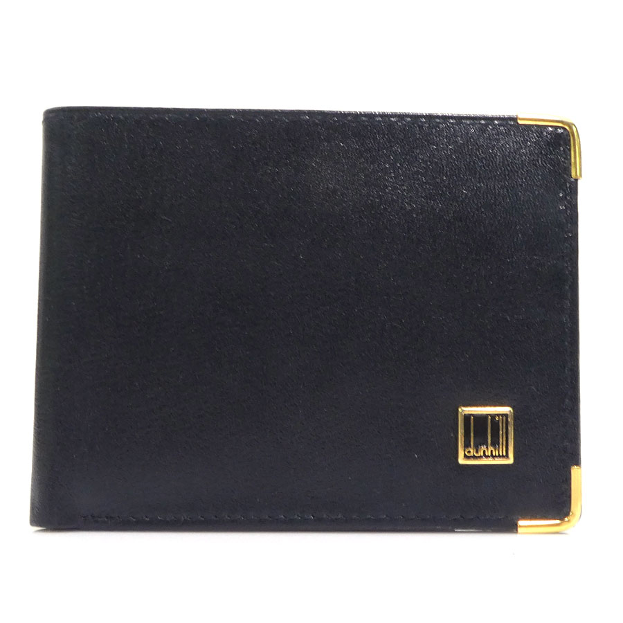 ダンヒル Dunhill 二つ折り財布 レザ�