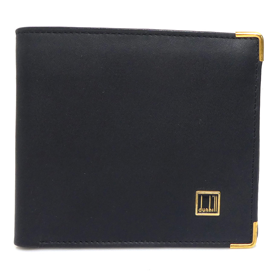 ダンヒル Dunhill 二つ折り財布 レザ�