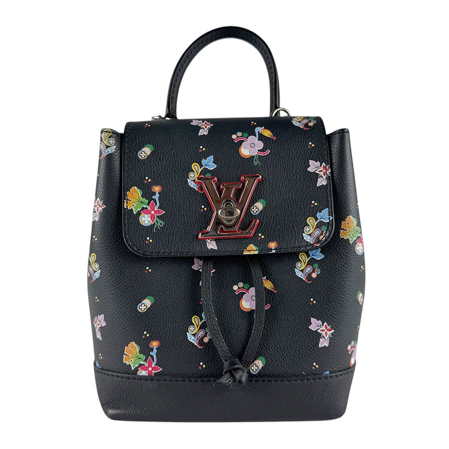 樂天商城 - ルイ ヴィトン LOUIS VUITTON リュック ロック ミー バックパック レザー ブラック/マルチカラー レディース M54848 送料無料【中古】 z9349