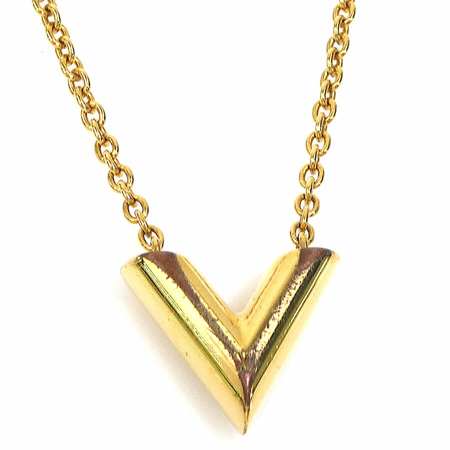 樂天商城 - ルイ ヴィトン LOUIS VUITTON ネックレス エセンシャルV メタル ゴールド レディース M61083 送料無料【中古】 56704i