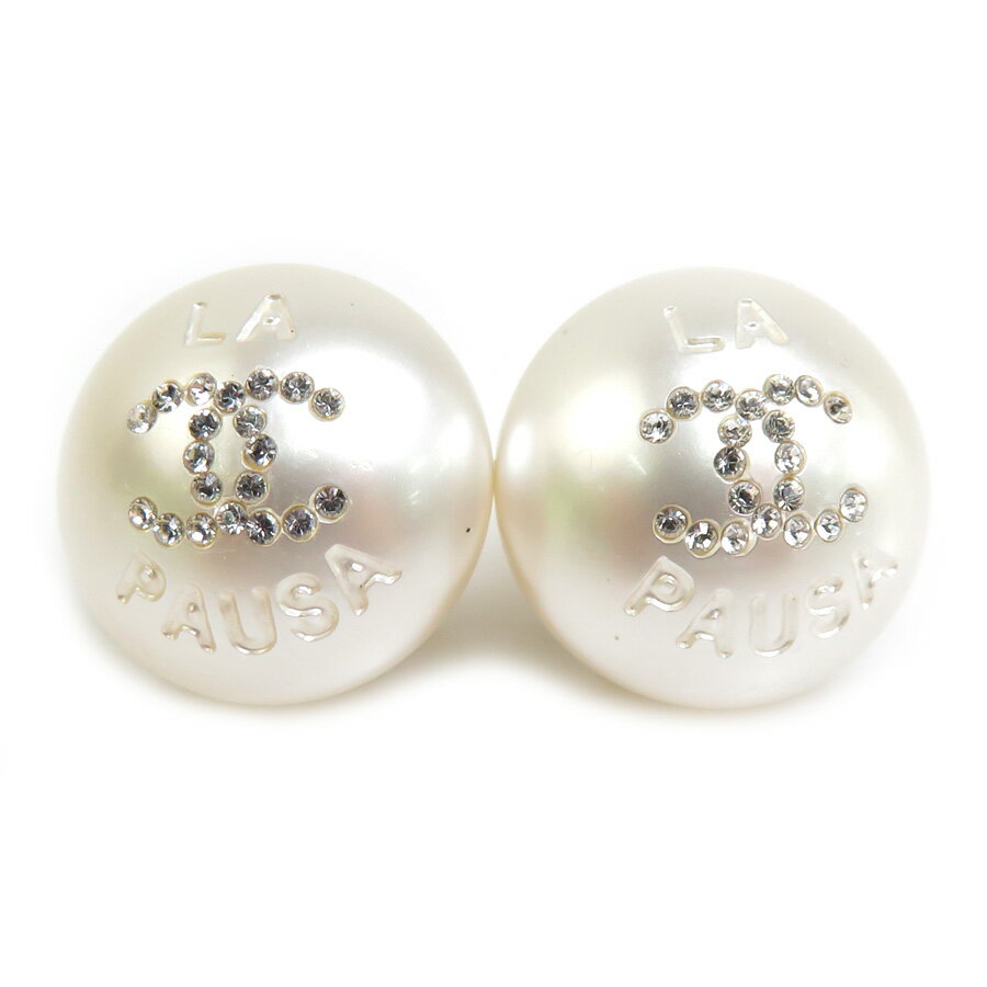 樂天商城 - シャネル CHANEL ピアス メタル/フェイクパール パールホワイト/ゴールド レディース 送料無料【中古】 56706i