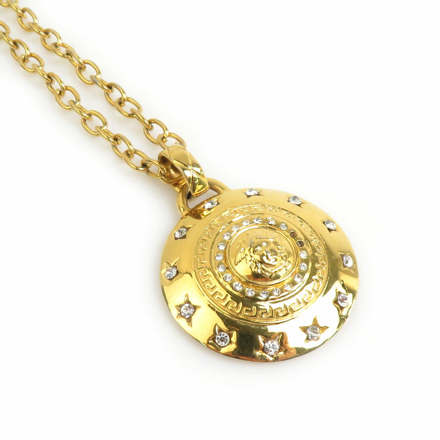 樂天商城 - ジャンニ ヴェルサーチ Gianni Versace ネックレス メタル/ラインストーン ゴールド ユニセックス 送料無料【中古】 56707i