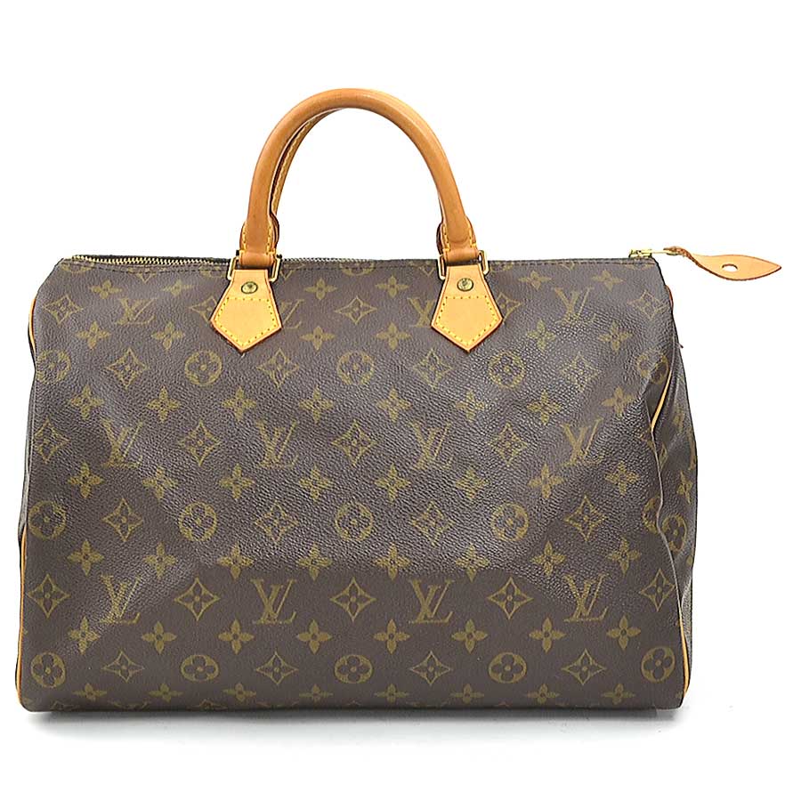 樂天商城 - ルイ ヴィトン LOUIS VUITTON ハンドバッグ モノグラム スピーディ35 モノグラムキャンバス ブラウン ゴールド ユニセックス M41524 送料無料【中古】 e61822a