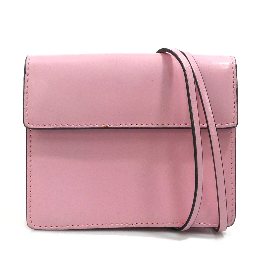 樂天商城 - プラダ PRADA ポシェット レザー ピンク シルバー レディース 送料無料【中古】 e61826a