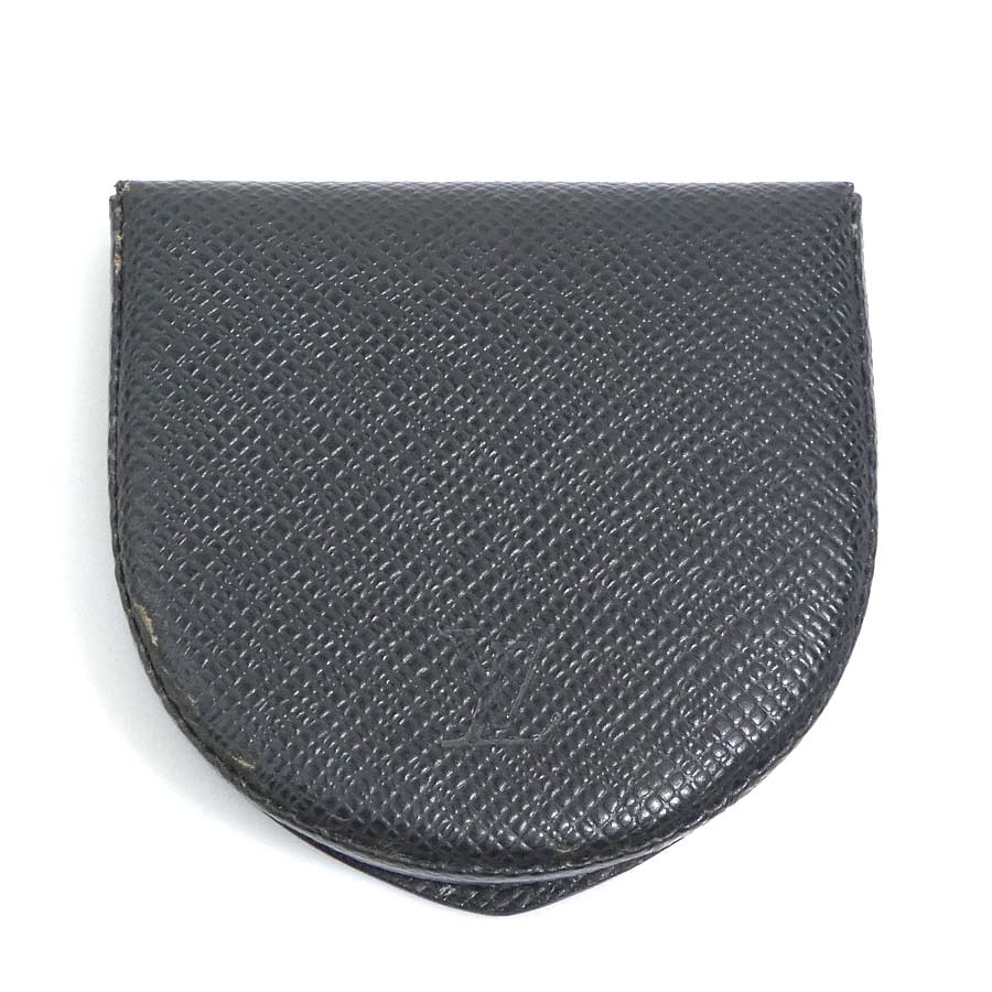 F, H, W - ルイ ヴィトン LOUIS VUITTON コインケース タイガ ポルト モネ キュベット タイガ ブラック メンズ M64422 送料無料【中古】 e61828a