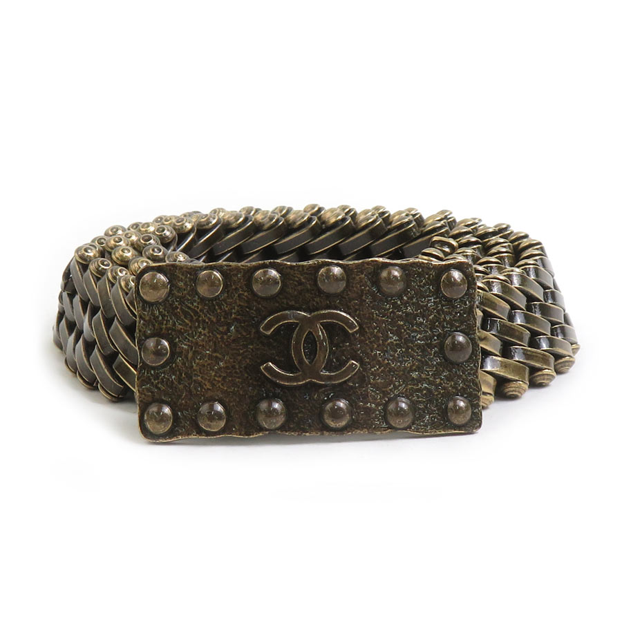 シャネル CHANEL ベルト チェーンベルト ココマーク メタル ゴールド レディース 送料無料【中古】 e61831k（楽天・ブランドバリュー）