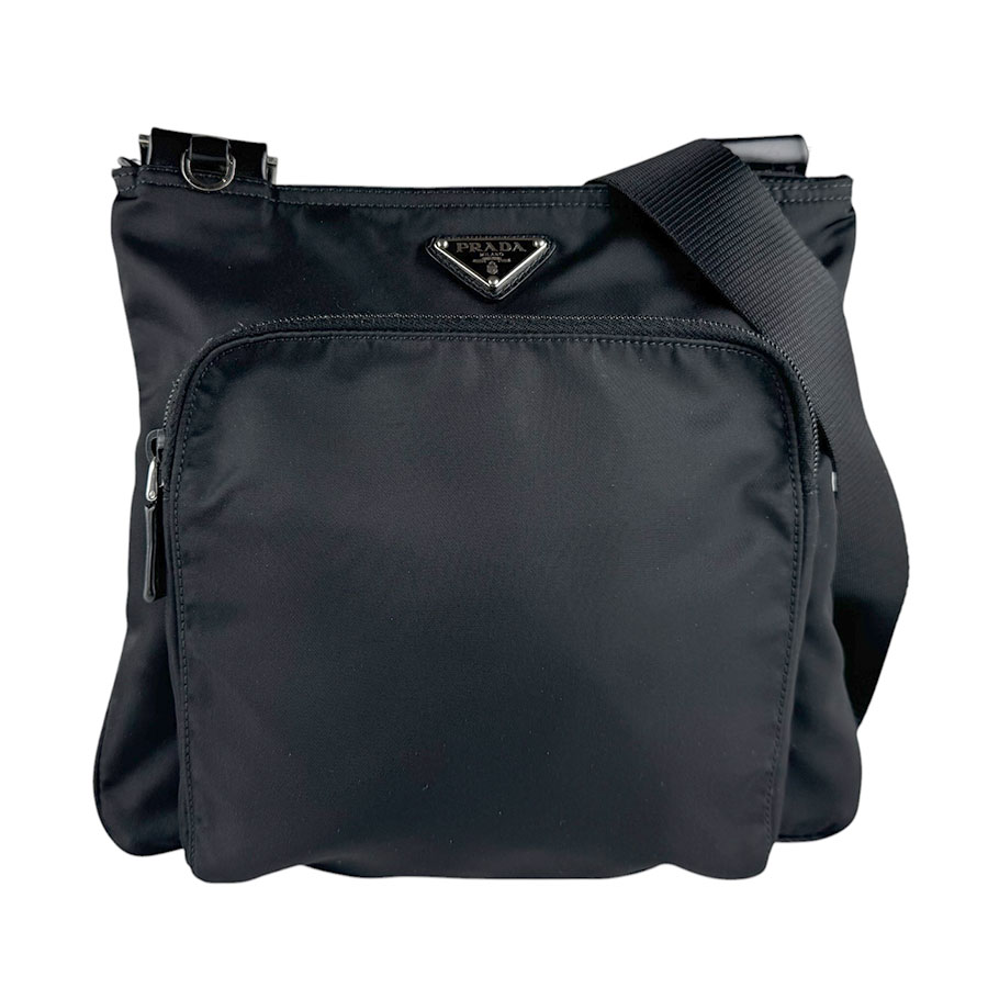 樂天商城 - プラダ PRADA ショルダーバッグ ナイロン ブラック ユニセックス 送料無料【中古】 z9486