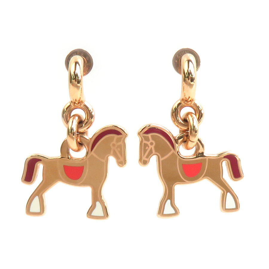 樂天商城 - エルメス HERMES ピアス シュヴァル グランド パラード メタル ローズゴールド レディース 送料無料【中古】 r11166a