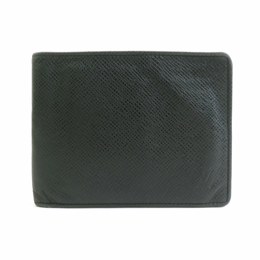 A, E, O, V - ルイ ヴィトン LOUIS VUITTON 二つ折り財布 タイガ ポルトフォイユ フロリン タイガ ブラック メンズ M31112 送料無料【中古】 e61863a