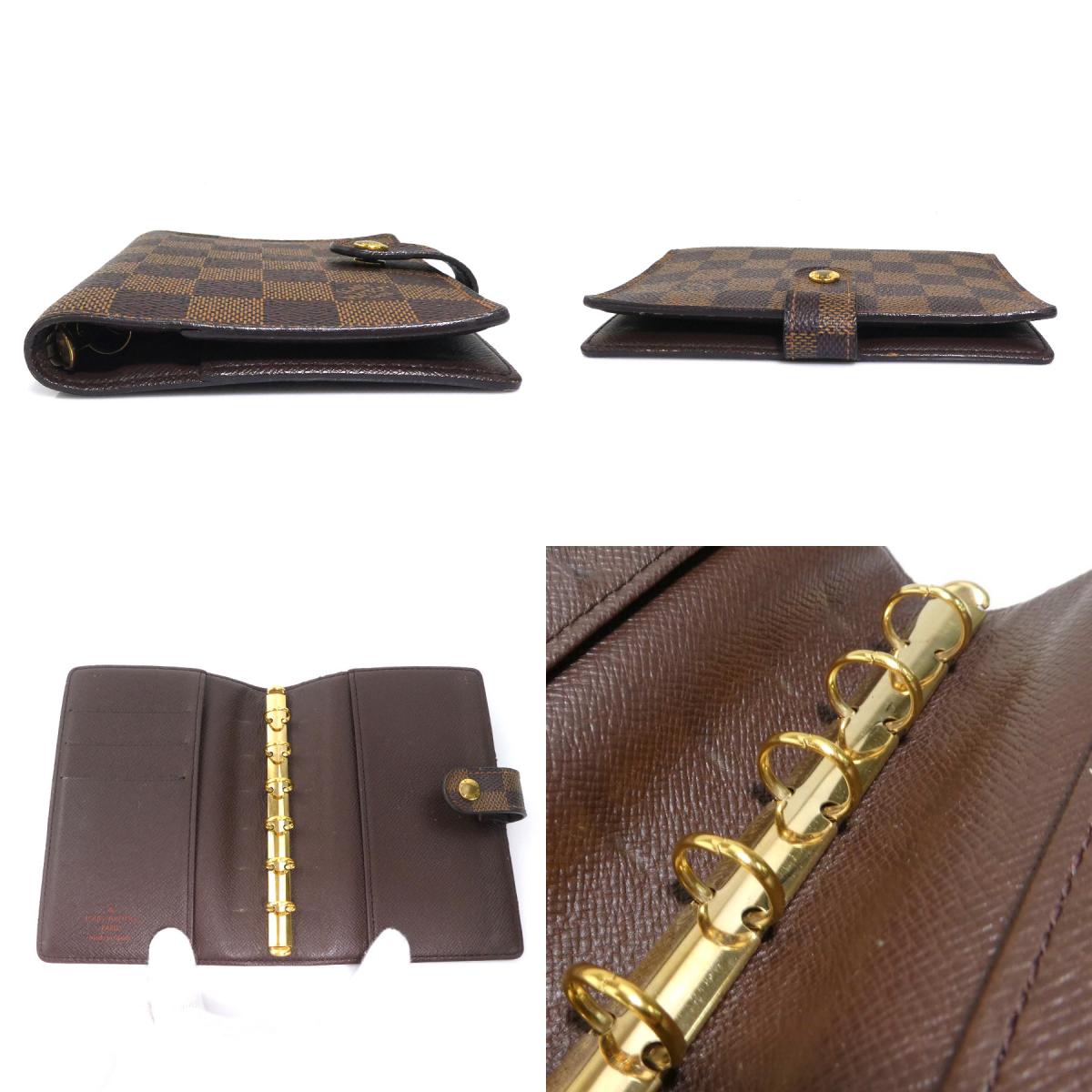 ルイ ヴィトン LOUIS VUITTON 手帳カバー ダミエ アジェンダPM ダミエキャンバス ...