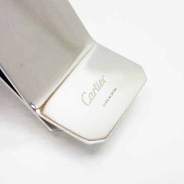 カルティエ Cartier マネークリップ 2Cモチーフ シルバー 金属素材 レディース メンズ 【中古】【定番人気】 - t12013