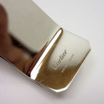 カルティエ Cartier マネークリップ 2Cモチーフ シルバー 金属素材 レディース メンズ 【中古】【定番人気】 - g0371