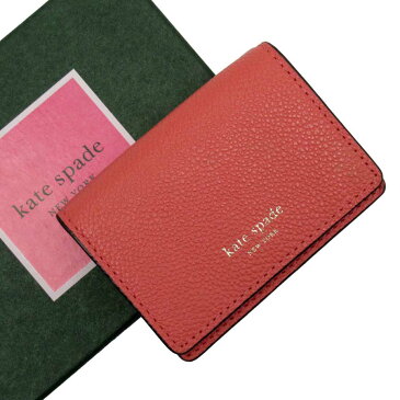 ケイトスペード kate spade 三つ折り財布 ピンク系 レザー 【中古】【定番人気】 - a1728