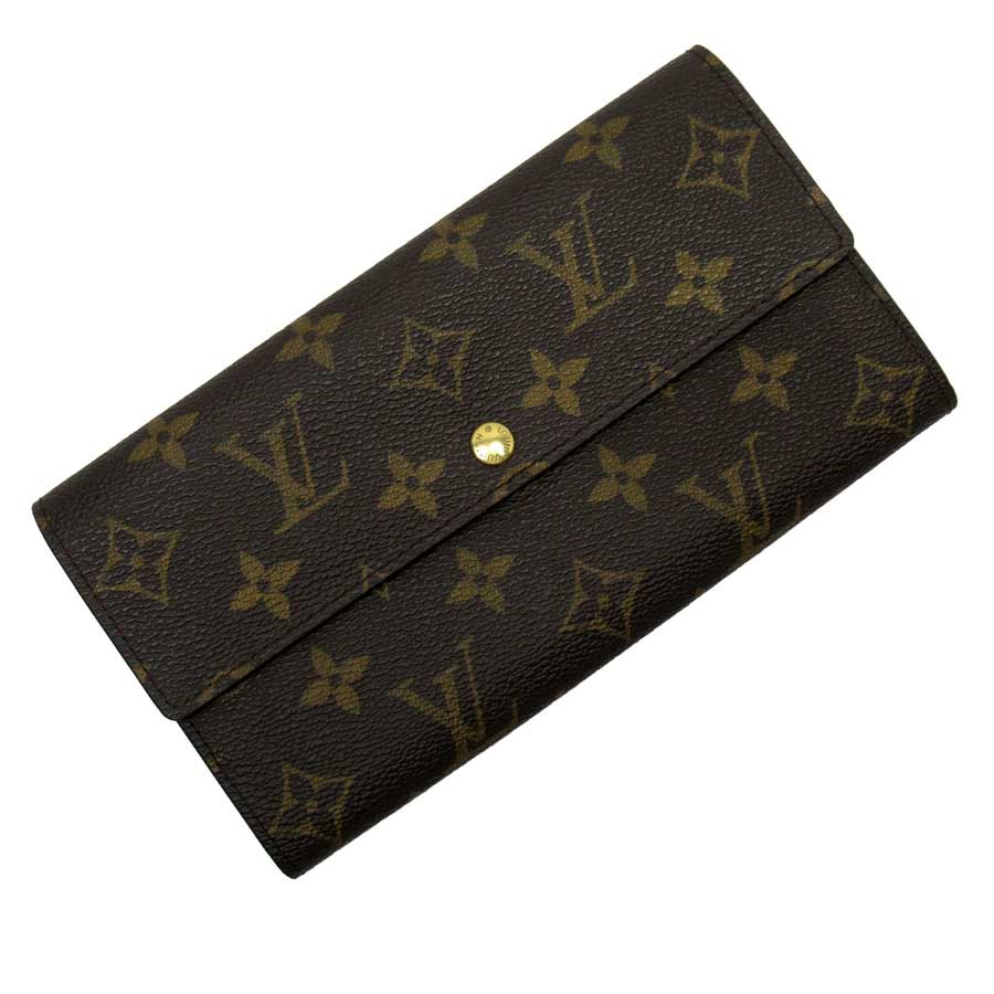 ルイヴィトン Louis Vuitton 長財布 モノグラム ポルトフォイユ・サラ ブラウン モノグラムキャンバス M61725 値下げ商品【中古】【定番人気】 - h27747f