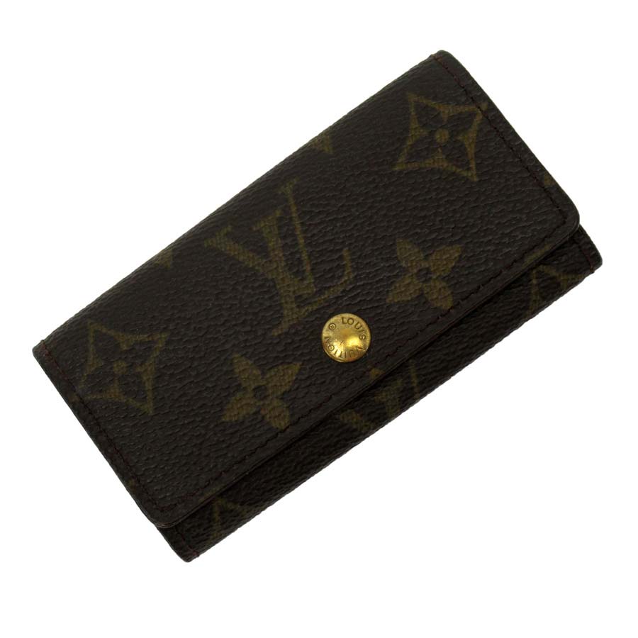 ルイヴィトン Louis Vuitton 4連キーケース モノグラム ミュルティクレ4 モノグラムキャンバス レディース メンズ M62631 【中古】【定番人気】 - t16541f