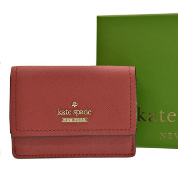 ケイトスペード kate spade 財布 レッド レザー 三つ折り レディース 【中古】【おすすめ】 - 51289