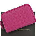 ボッテガヴェネタ BOTTEGA VENETA コインケース 小銭入れ イントレチャート ピンク レザー レディース メンズ 【中古】【おすすめ】 - k9954g