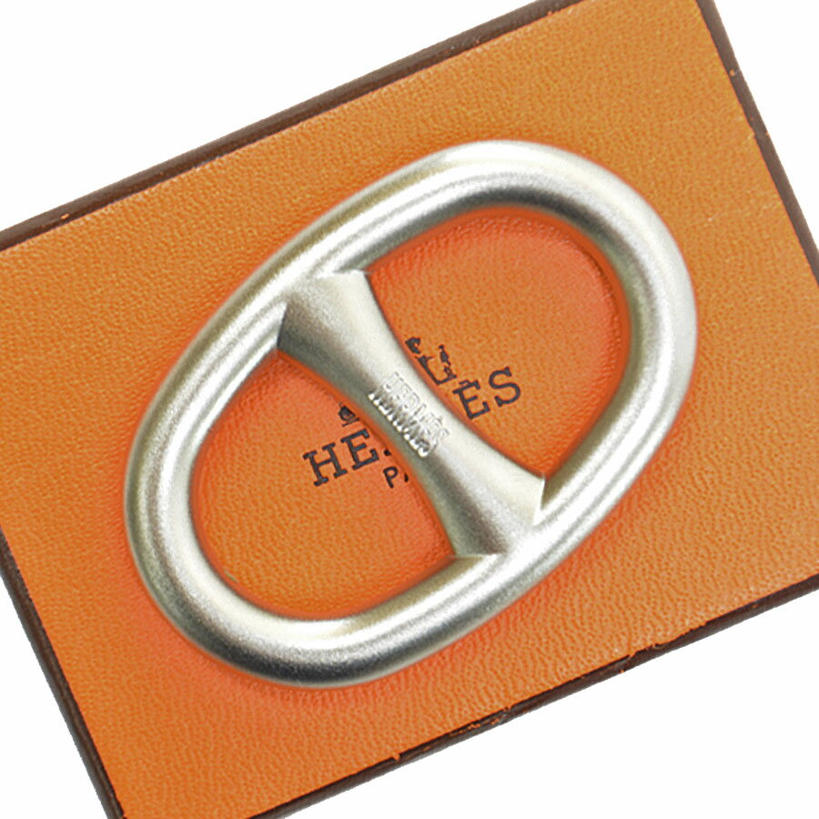 エルメス HERMES スカーフリング シェーヌダンクル メタリック系シルバー 金属素材 レディース 【中古】【定番人気】 - r8683fのサムネイル