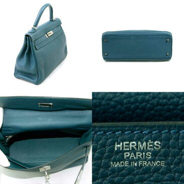 【美品】エルメス HERMES 2Wayバッグ ケリー32アマゾン コルヴィールxシルバー金具 トリヨンクレマンスレザー ハンドバッグ ショルダーバッグ レディース 【中古】 - e36069