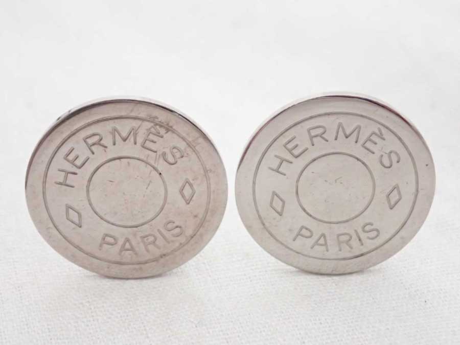 エルメス HERMES イヤリング BIJOUTERIE FANTAISE セリエ シルバー 金属素材 アクセサリー 送料無料【中古】【おすすめ】 - e46634f