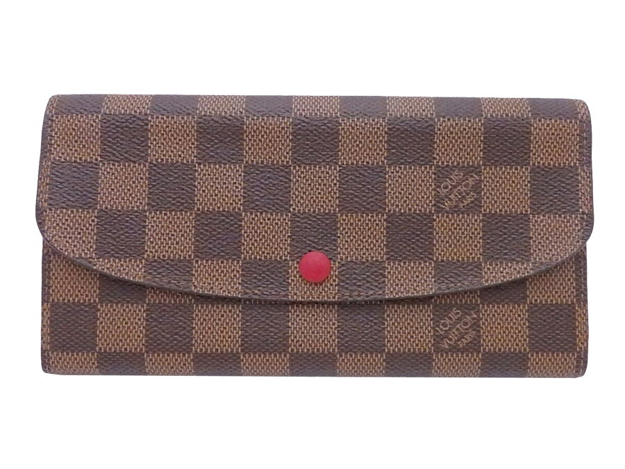 ルイヴィトン Louis Vuitton 長財布 ダミエ ポルトフォイユ エミリー ブラウン ダミエキャンバス 財布 送料無料 N63544 【中古】【おすすめ】 - e51284f