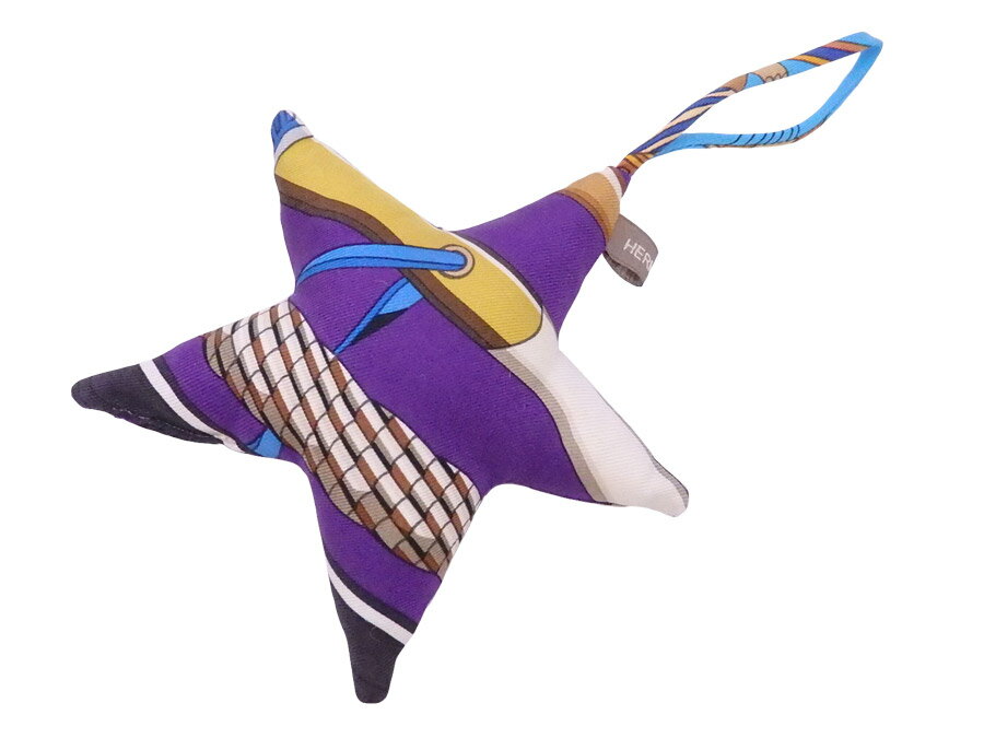 エルメス HERMES オーナメント プティアッシュ プチH マルチカラー シルク 送料無料 【中古】【おすすめ】 - e51785aのサムネイル