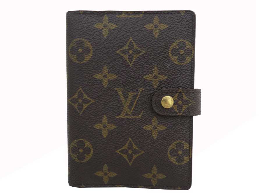 ルイヴィトン Louis Vuitton 手帳カバー モノグラム アジェンダPM ブラウン モノグラムキャンバス ノートカバー アジェンダカバー レディース メンズ R20005 【中古】【おすすめ】 - e52018a