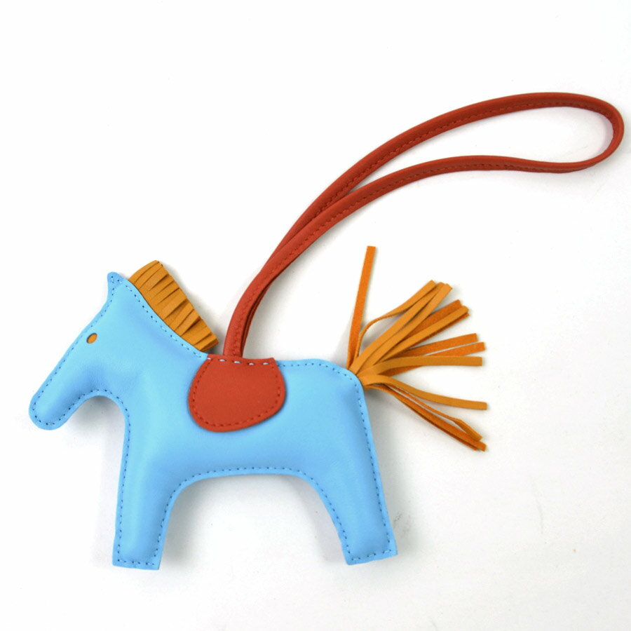 【美品】エルメス チャーム ロデオMM セレストxナチュラルブトンドール アニョーミロ HERMES レディース メンズ 送料無料【中古】 - 98481のサムネイル