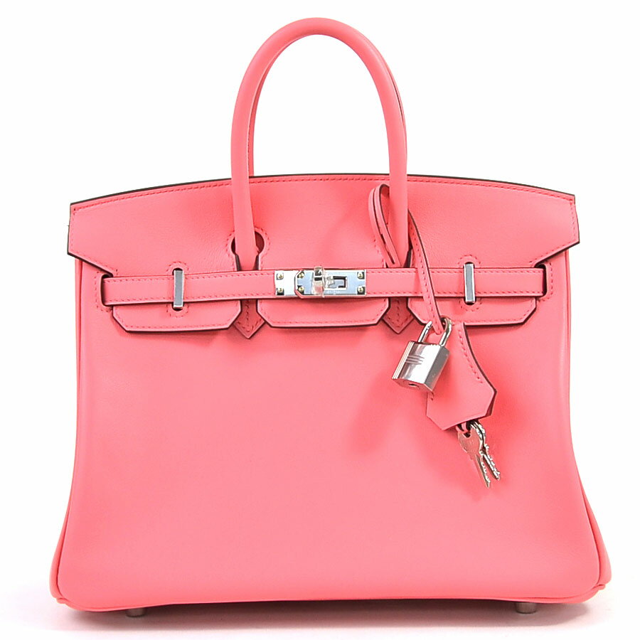 【未使用】エルメス ハンドバッグ バーキン25 ローズリップスティック、ローズエテ、ローズアザレ、ピンク スイフト HERMES レディース プレミアム特集【中古】 - 98531bのサムネイル