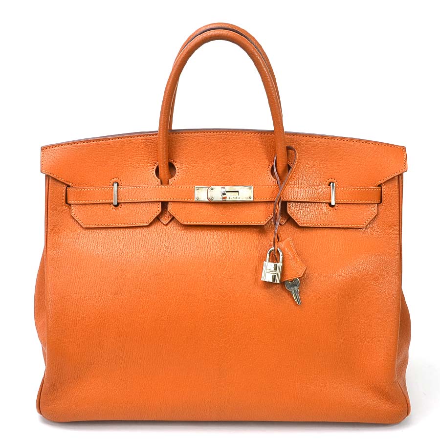 エルメス ハンドバッグ バーキン40 ポティロン シェブルミゾル HERMES レディース プレミアム特集【中古】【定番人気】 - i0476