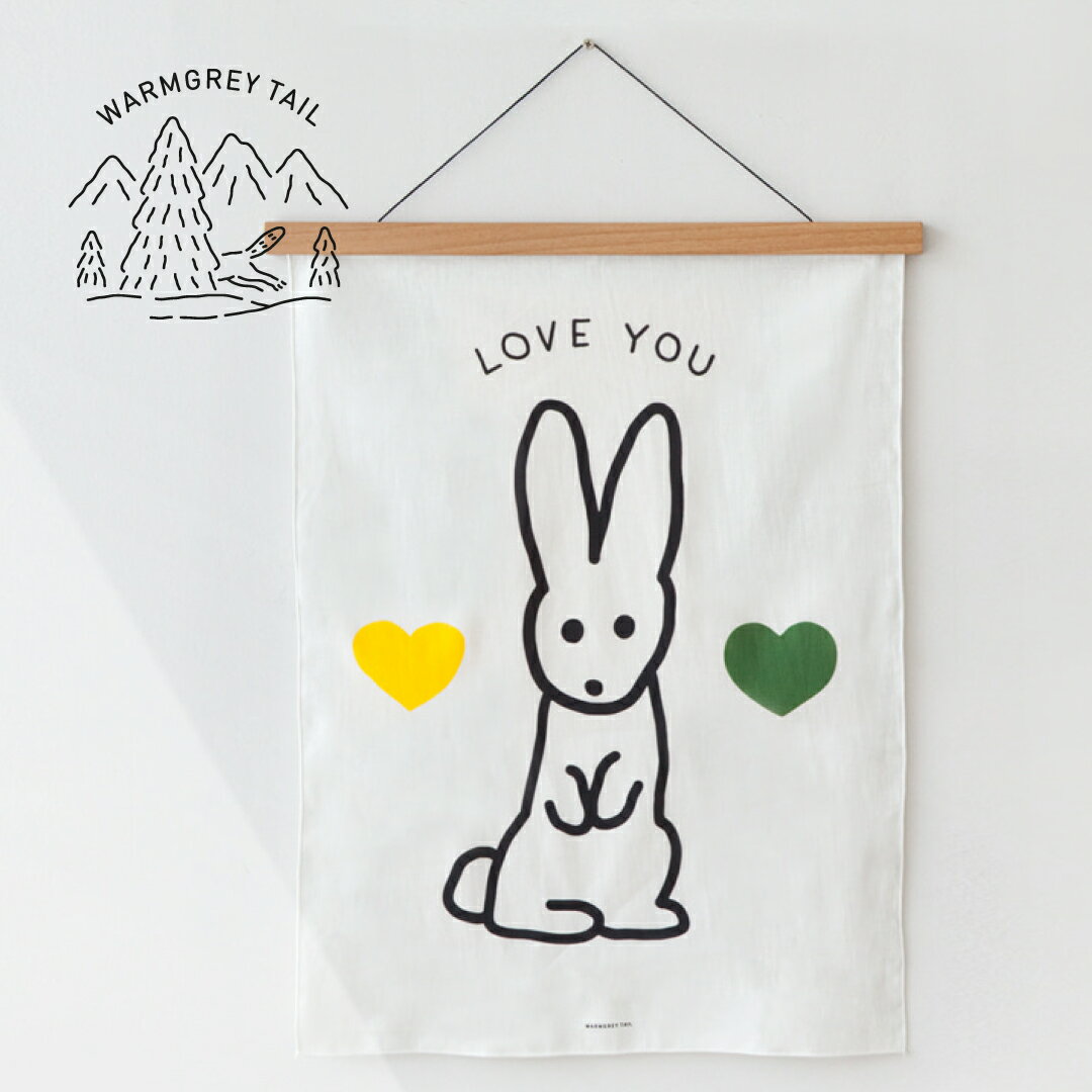 WARMGREYTAIL BUNNY FABRIC POSTER SMALL t@ubN |X^[ ^yXg[ ؍ uh G CeA Ǌ| 킢  k CXg { ̔ Mtg v[gyz