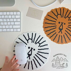 【NEW!】【合計1,100円以上で送料無料】WARMGREYTAIL MOUSE PAD マウスパッド 韓国 ブランド インテリア 北欧 かわいい おしゃれ イラスト 日本 販売 ギフト プレゼント