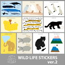 【NEW 】【合計1,100円以上で送料無料】WARMGREYTAIL WILD LIFE STICKER ver.2 ステッカー かわいい 韓国 韓国ブランド スマホ シール デコ デコレーション 女子 文房具 おしゃれ 日本 販売