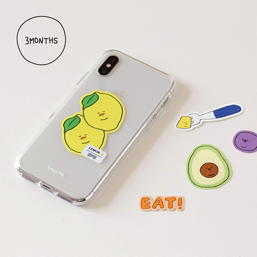 3MONTHS LEMON/AVOCADO iPhone Case ꥢ iPhone 11 11pro iphone Ѿ׷...