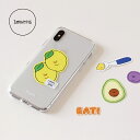 3MONTHS LEMON/AVOCADO iPhone Case クリアケース iPhone 11 11pro iphoneケース 耐衝撃 アイフォンケース キャラクター アイフォン ケース フルーツ 韓国 韓国ブランド 韓国雑貨 かわいい おしゃれ 日本 販売 ギフト プレゼント