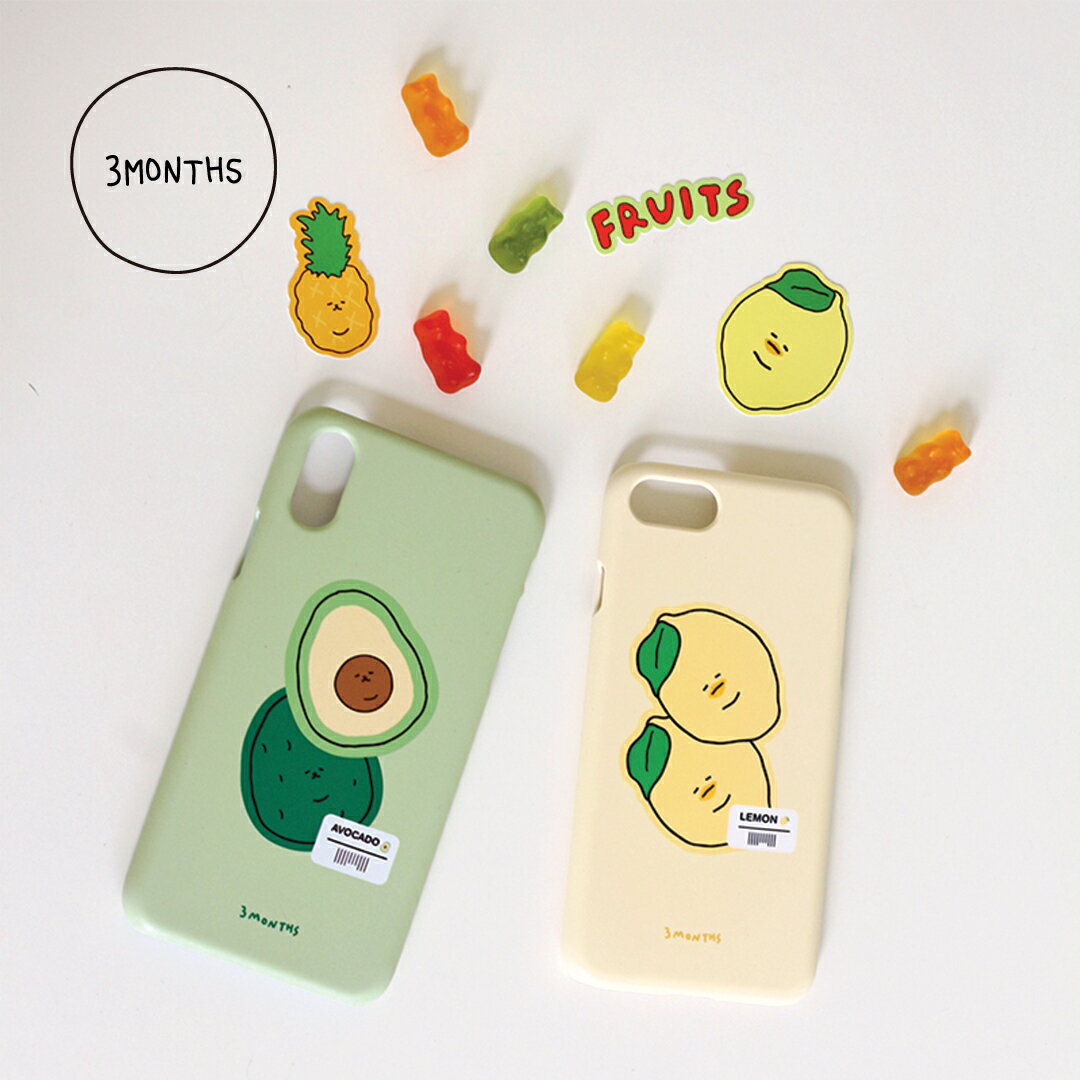 3MONTHS LEMON/AVOCADO iPhone Case ϡɥ iPhone 11 11pro iphone Ѿ׷...