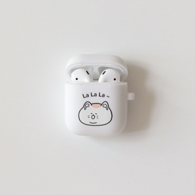 3MONTHS Air Pods Case ねこ カバー ケース TPU Apple エアポッズ airpods airpods2 耐衝撃 傷防止 落下防止 シリコン アクセサリー イヤホン 韓国 韓国ブランド 韓国雑貨 キャラクター 猫 ネコ ギフト プレゼント 送料無料