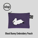 kitty bunny pony Ghost Bunny Embroidery Pouch ポーチ コスメポーチ KBP かわいい レディース 韓国 韓国ブランド ファブリック 布 おしゃれ 小物入れ ミニポーチ キティバニーポニー 化粧 旅行 女子 誕生日プレゼント ギフト 日本 販売 送料無料