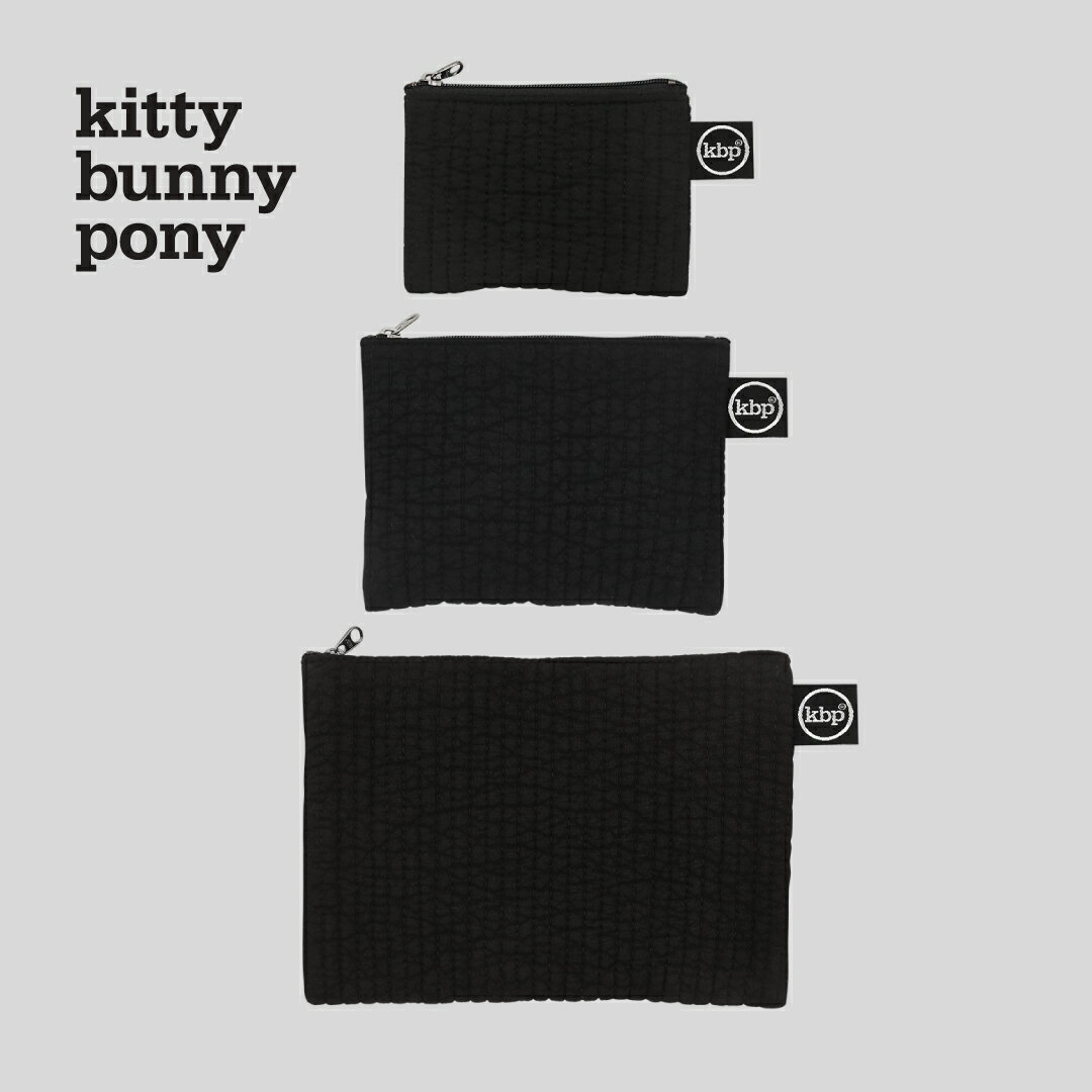 【NEW】kitty bunny pony Quilting Pouch Small ポーチ キルティング KBP レディース メンズ 韓国 韓国ブランド ヌビ イブル ファブリック 布 おしゃれ 小物入れ ミニポーチ キティバニーポニー 旅行 女子 誕生日プレゼント ギフト 日本 販売 送料無料のサムネイル