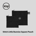 【NEW】kitty bunny pony Stitch Little Bunnies Square Pouch ポーチ 韓国 ブランド ナイロン 刺繍 レディス メンズ おしゃれ 小物入れ ミニポーチ キティバニーポニー 旅行 女子 誕生日プレゼント ギフト 日本 販売 送料無料