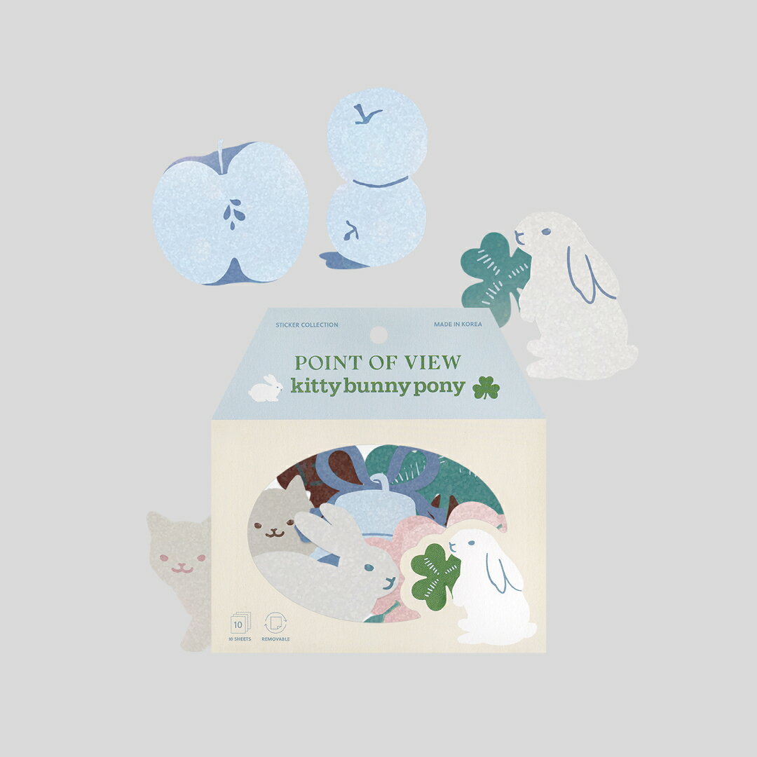 kitty bunny pony KBPXPOV Big Removable Sticker ステッカー 韓国 ブランド シー...
