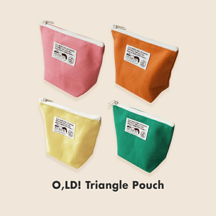 O,LD! TRIANGLE POUCH ポーチ コスメポーチ 小物入れ oh, lolly day! 韓国 ブランド 韓国ブランド ohlollyday オーロリーデイ 日本 販売 ギフト プレゼント