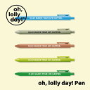 【合計1,100円以上で送料無料】oh, lolly day Pen ボールペン ペン カラー モンナニ レディース メンズ 韓国 韓国ブランド オーロリーデイ...