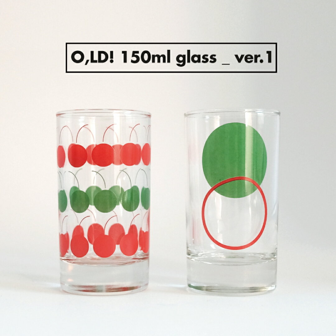 O,LD! 150ML Glass_ver.1 oh, lolly day! グラス 韓国 ブランド 150ml レトロ 雑貨 食器 インテリア 韓国デザイン かわいい おしゃれ イラスト 日本 販売 ギフト プレゼントのサムネイル