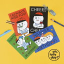 【合計1,100円以上で送料無料】 MNNS Series Postcard oh lolly day モンナニ ポストカード キャラクター レディース 韓国 ...