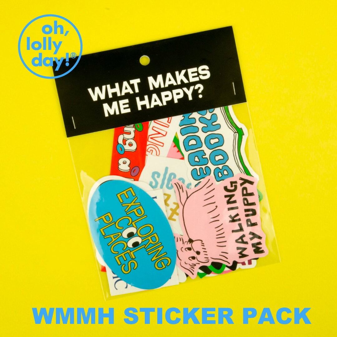 【NEW】 oh, lolly day! WMMH STICKER PACK モンナニ ステッカー キャラクター レディース シール デコレーション スマホ 文房具 韓国 ブランド 雑貨 オーロリーデイ かわいい おしゃれ old オー ロリー デイ 日本 販売 送料無料